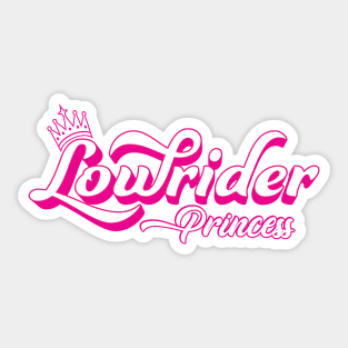 Lowrider Princess Sticker